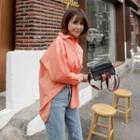 Letter Print Loose-fit Shirt