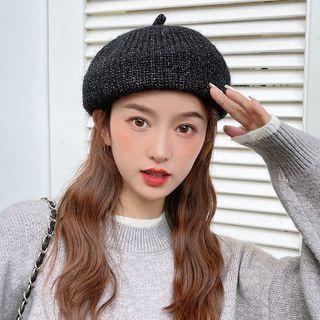 Glitter Knit Beret