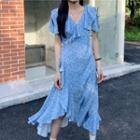 Floral Asymmetrical Mermaid Dress