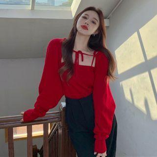 Set: Knit Shrug + Camisole Top