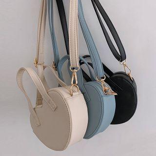Heart Plain Crossbody Bag
