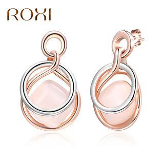 Cats Eye Stone Earring