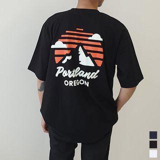 Oregon Letter-printed T-shirt