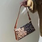 Leopard Print Shoulder Bag Brown - One Size