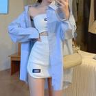 Shirt / Label Tube Top / A-line Skirt / Set