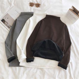 Long Sleeve Slim-fit High-neck Top