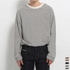 Loose-fit Long-sleeve Stripe T-shirt