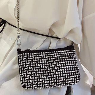 Chain Rhinestone Crossbody Bag