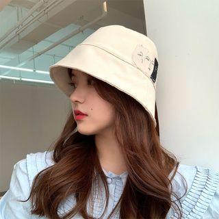 Abstract Face Print Bucket Hat