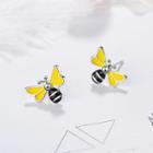 Bee Stud Earring As Shown In Figure - One Size