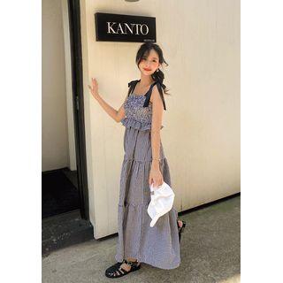 Gingham Long Sundress