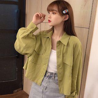 Pocketed Shirt / Camisole Top