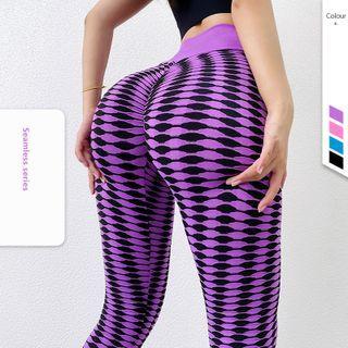 Pattern High-waist Yoga Pants