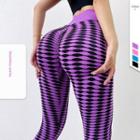 Pattern High-waist Yoga Pants