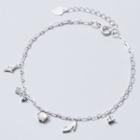 925 Sterling Silver Bow & Pump Bracelet S925 Silver - As Shown In Figure - One Size