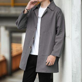 Single-breasted Pocket Detail Jacket
