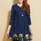 Set: Pointelle Sweater + Dress