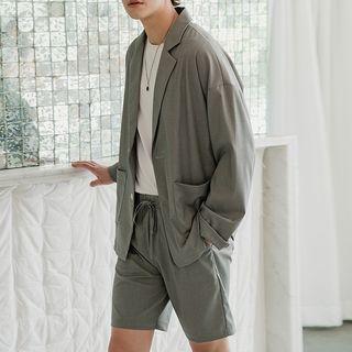 Set: Long-sleeve Shirt + Shorts