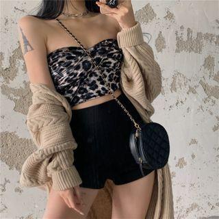 Crisscross Strapless Cropped Top