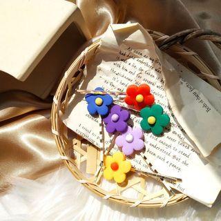 Flower Resin Hair Clip