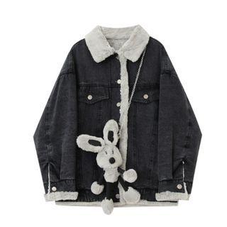 Fleece-lined Denim Jacket / Doll / Set