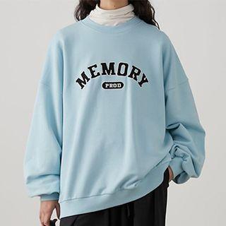 Letter Embroidered Sweatshirt / Hoodie