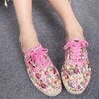 Floral Canvas Sneakers