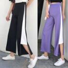 Color-block Wide Leg Pants