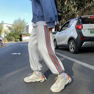 Contrast Striped Sweatpants