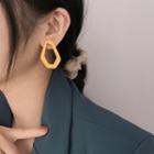 Wooden Geometric Earring