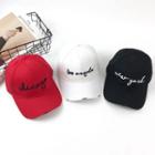 Embroidery Lettering Baseball Hat