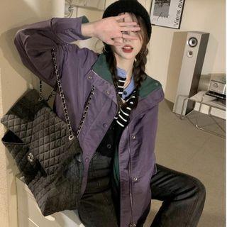 Plain Jacket Purple - One Size