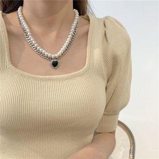 Heart Pendant Necklace / Bracelet