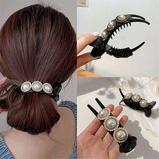 Retro Faux Pearl / Flower Hair Clamp (various Designs)