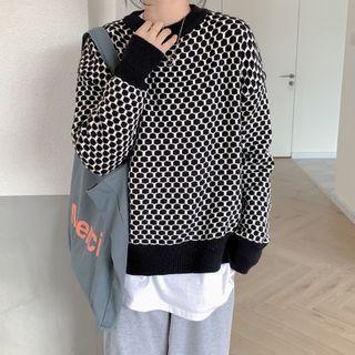 Jacquard Knit Pullover