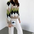 Argyle Crewneck Sweater