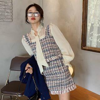 Sleeveless Tweed Top / Skirt / Blazer / Shirt