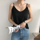 V-neck Linen Camisole Top