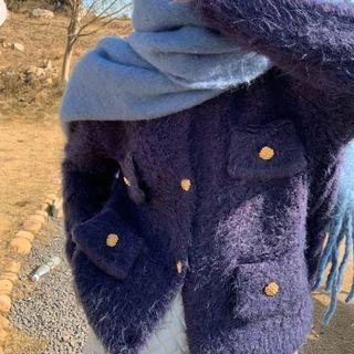 Fleece Button-up Jacket / Quilted Shorts
