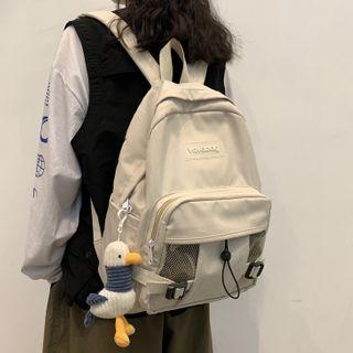 Mesh Panel Backpack / Bag Charms / Set