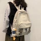 Mesh Panel Backpack / Bag Charms / Set