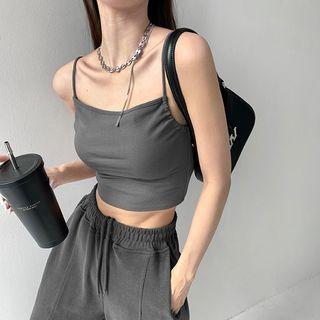 Elastic-strap Camisole Top In 5 Colors