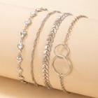Set Of 4: Bracelet 18798 - Set Of 4 - Silver - One Size