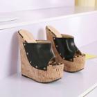 Platform Wedge Leopard Print Sandals