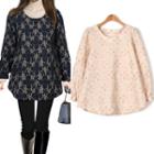 Bell-sleeve Laced Top