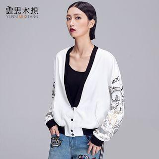 Embroidered Panel Jacket