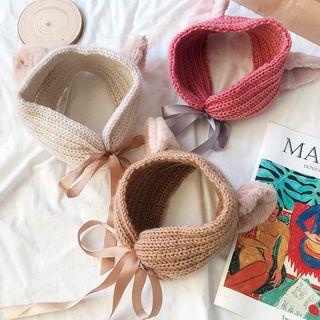 Cat Ear Knitted Headband