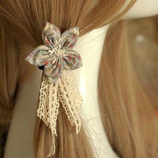 Lace Flower Hair Tie / Hair Clip / Brooch
