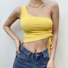 One-sleeve Tank Top