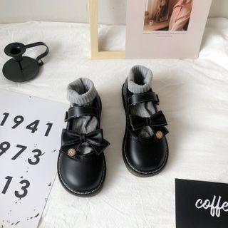 Platform Ribbon Mary Jane Shoes